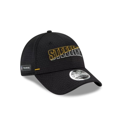 Pittsburgh Steelers Gorra | New Era NFL Official Summer Sideline Stretch Snap 9forty Snapback Cap Mexico - Negros